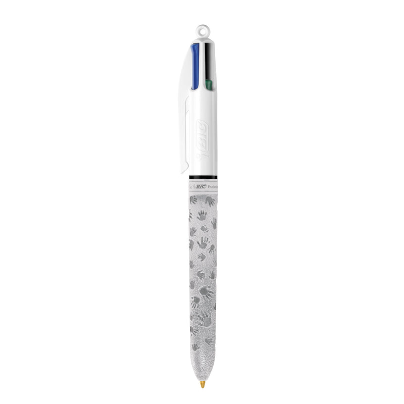 BIC 4 Colours "50 years" white prints