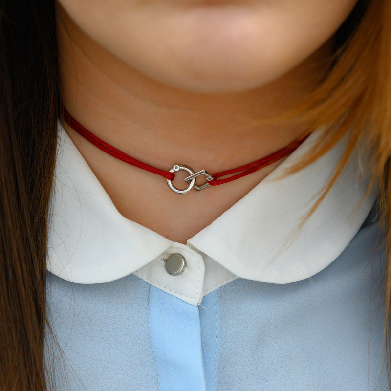 Collier ras-de-cou Inséparables