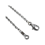 Forçat round chain 40 Tournaire in white gold