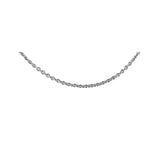 Forçat round chain 40 Tournaire in white gold