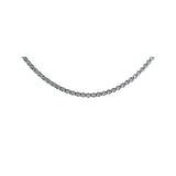 Jaseron 0 chain Tournaire in white gold