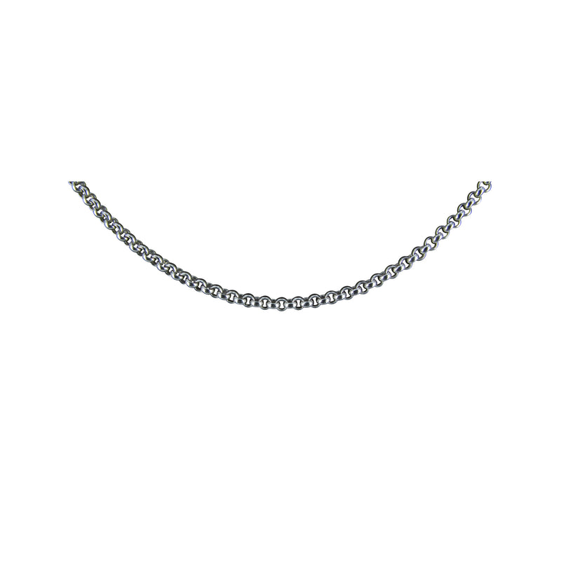 Jaseron 0 chain Tournaire in white gold