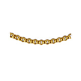 Jaseron 0 chain Tournaire in yellow gold