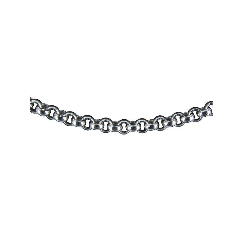 Jaseron 0 chain Tournaire in white gold