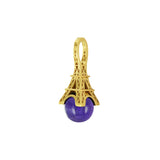 Pendentif French Kiss en or et Perle Améthyste