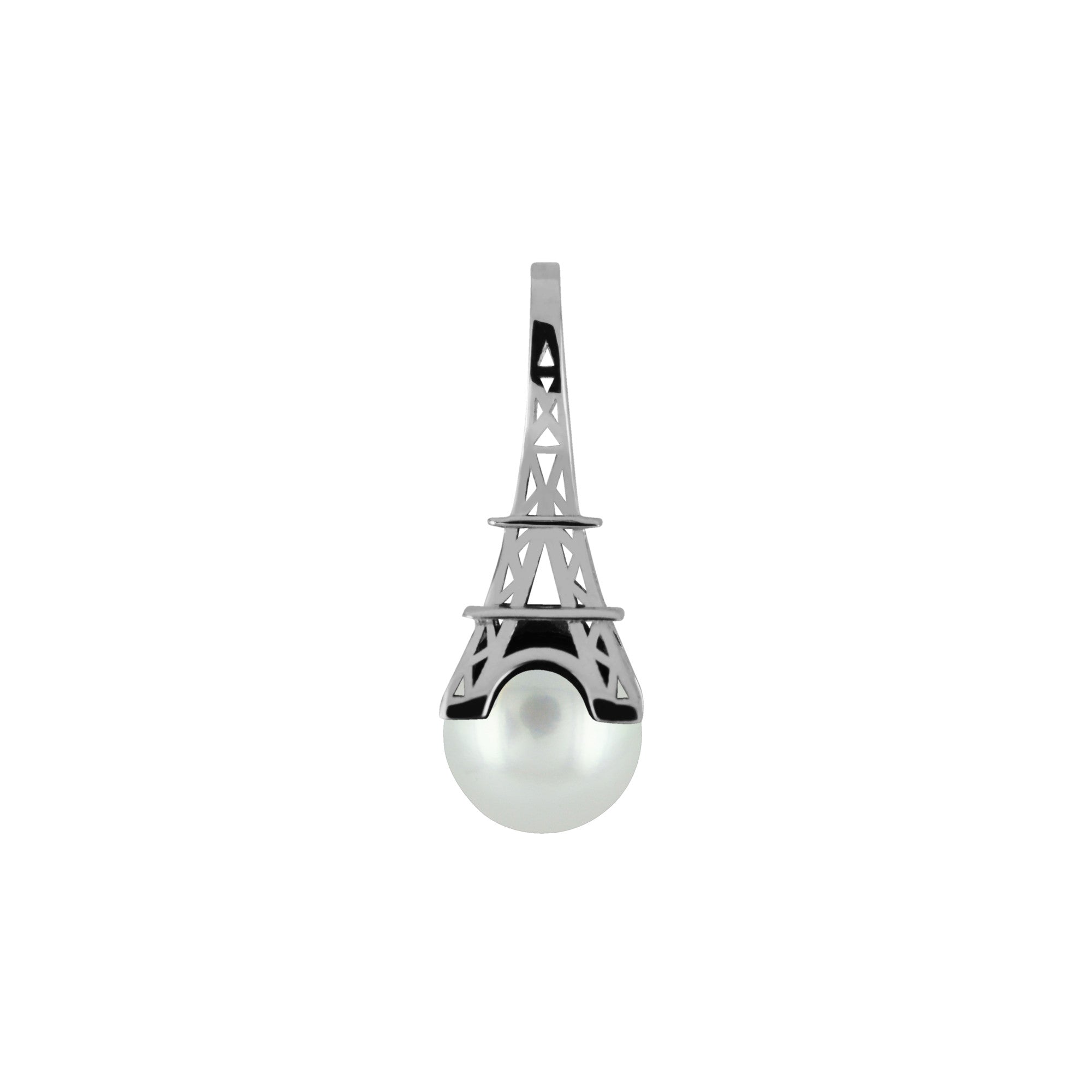 Pendentif French Kiss en or et Perle de Culture