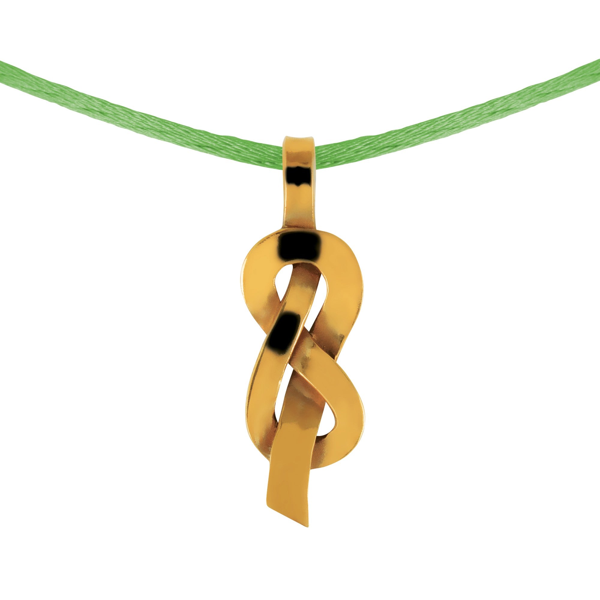 Pendentif Lacs d'Amour en or