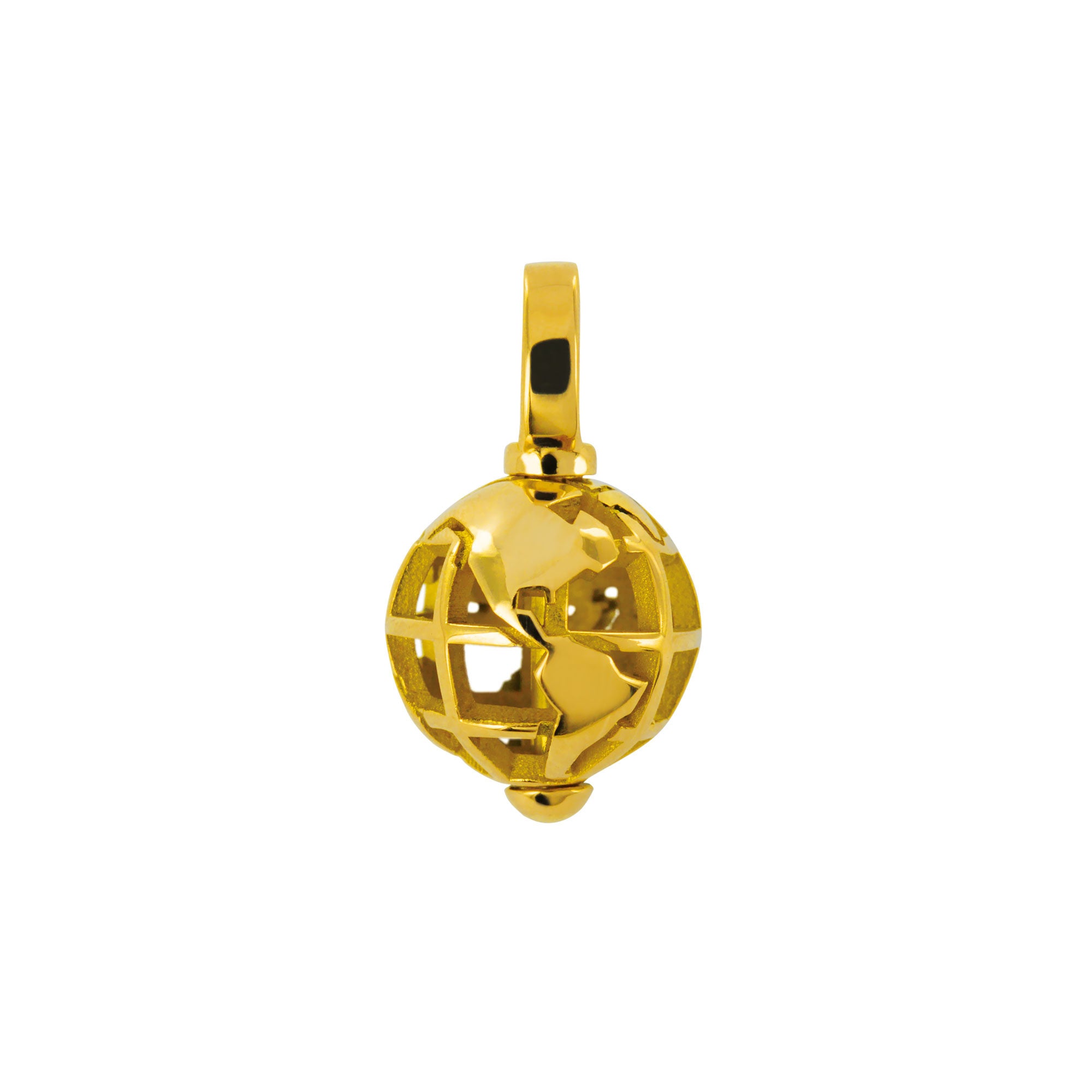 Pendentif Perle de voyage en or