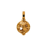 Pendentif Perle de voyage en or