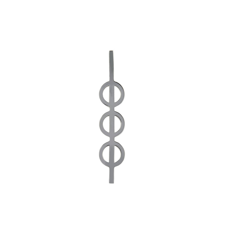 Pendentif Triple Phi Small en argent