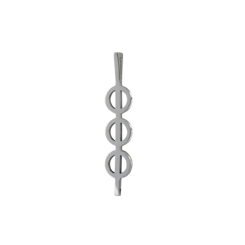 Pendentif Triple Phi Small en argent