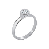 Solitaire Easy diamond ring in gold
