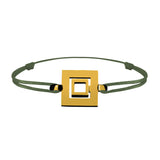 Link Bracelet Signe Labyrinth square All Gold