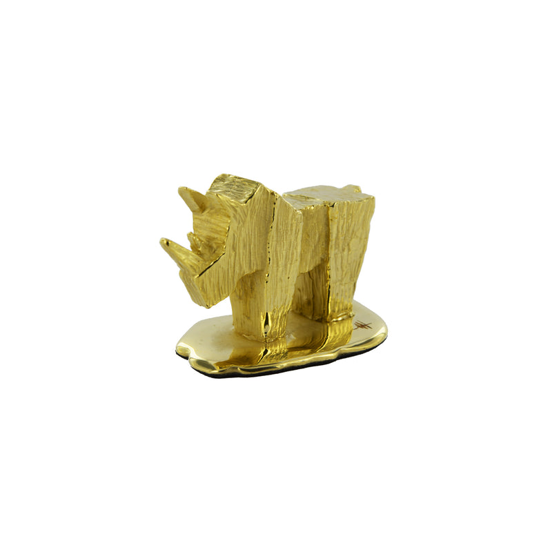 Decorative animal rhinoceros small model