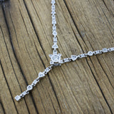 My Little White Stone all-diamond necklace