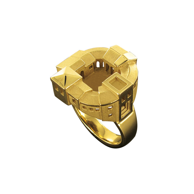 architecture Village fortified gold ring Tournaire