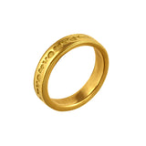 wedding ring Signature small all in gold