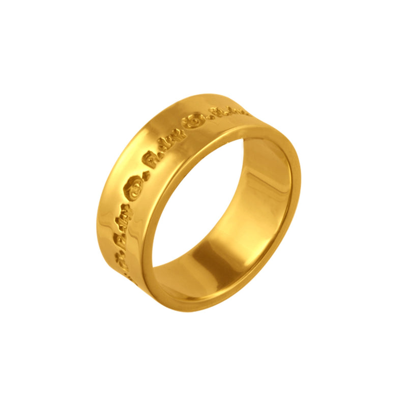 wedding ring Signature medium all-gold