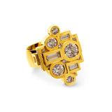Ring Marélie Carambole diamonds in gold