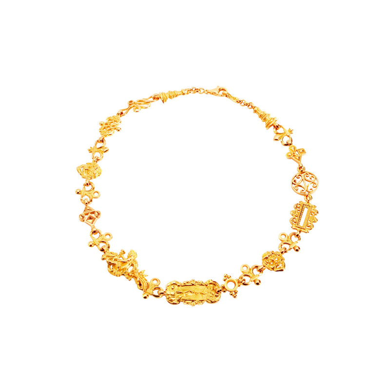 Necklace Marélie Baroque in gold Tournaire