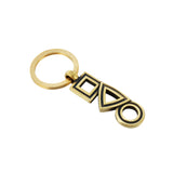 Tournaire trilogy  key ring in yellow bronze