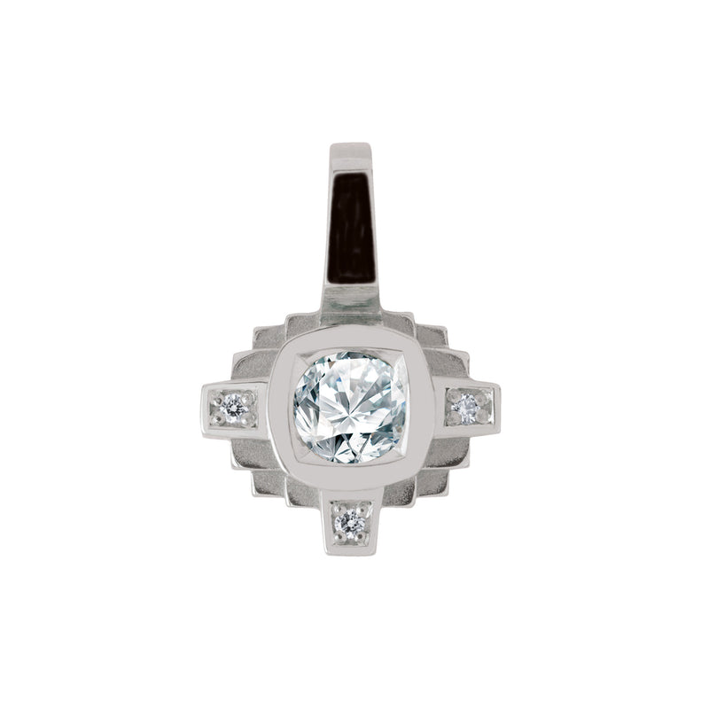 Esther pendant 0.20 ct white diamond and diamonds