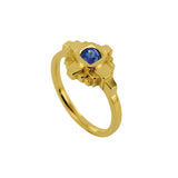 Esther ring 4 mm blue sapphire