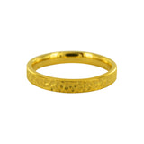 wedding ring Hammered 3 mm