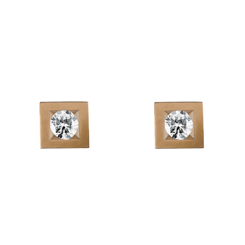 Earrings Alchimie square  N°0