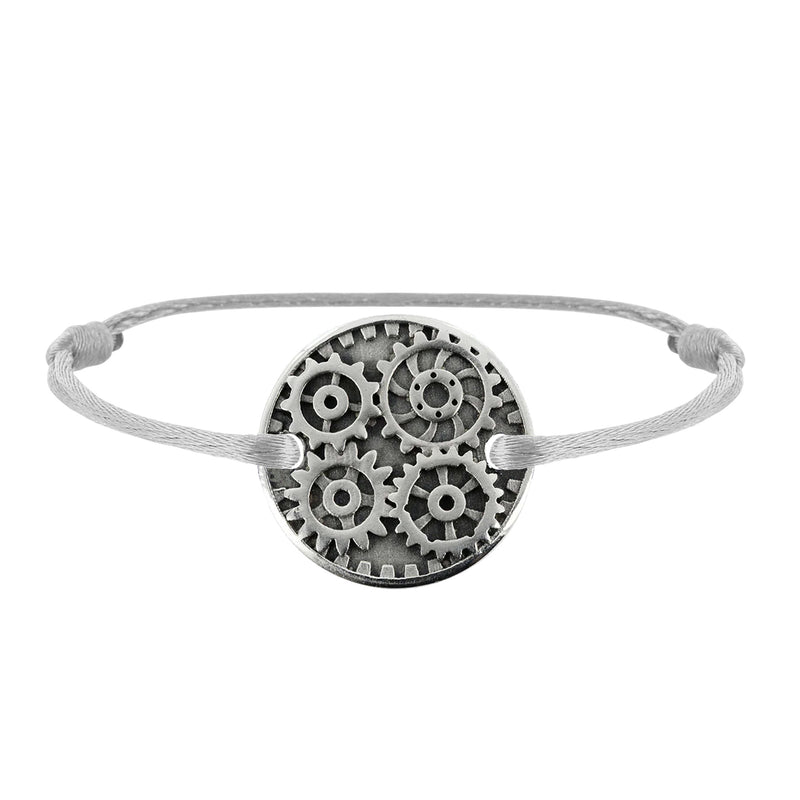 Engrenages silver link bracelet