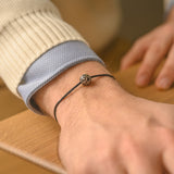 Silver Bead Bracelet Engrenages