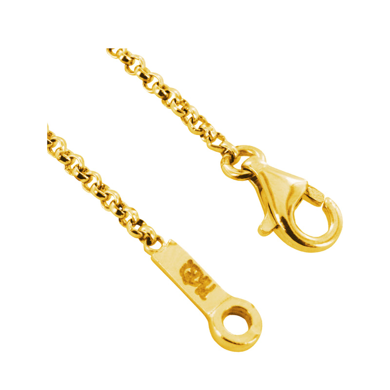 Jaseron XS Tournaire chain in yellow gold