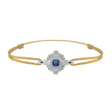 Esther blue sapphire 3 mm bracelet
