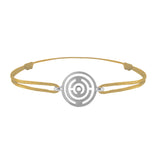 Labyrinth bracelet in gold