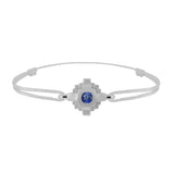 Esther blue sapphire 3 mm bracelet