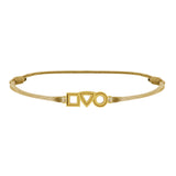 Baby trilogy bracelet in gold Tournaire