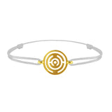 Labyrinth bracelet in gold