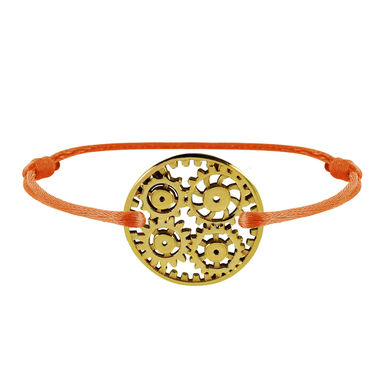 Engrenages gold link bracelet