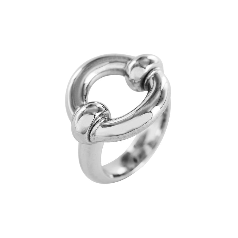 Round Ring trilogy Alchimie  Silver