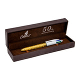 BIC 4 Colours "50 years" yellow prints