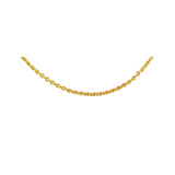 Forçat round chain 40 Tournaire in yellow gold