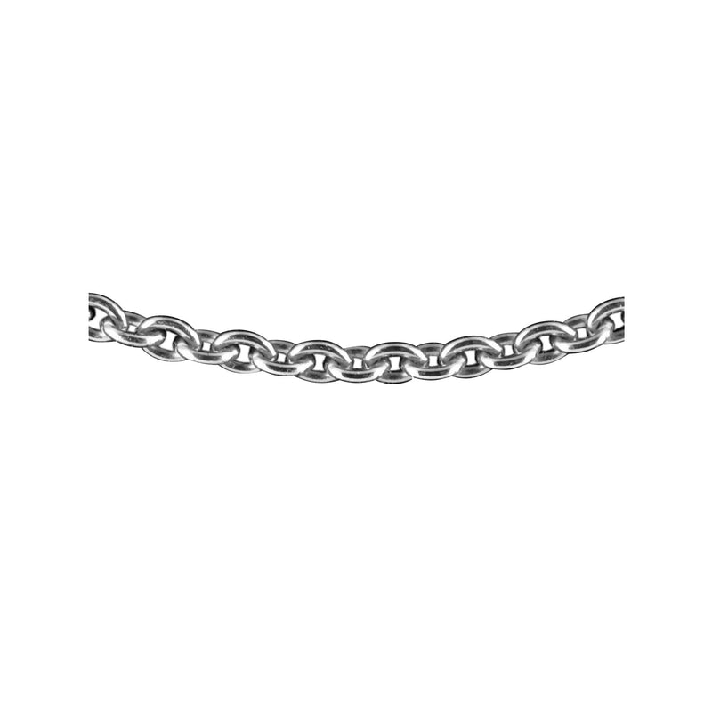 Forçat round chain 40 Tournaire in white gold