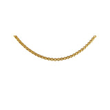 Jaseron 0 chain Tournaire in yellow gold