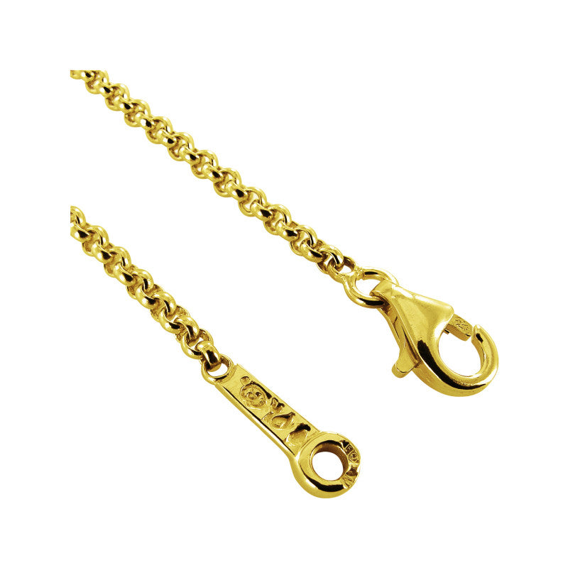 Jaseron 0 chain Tournaire in yellow gold